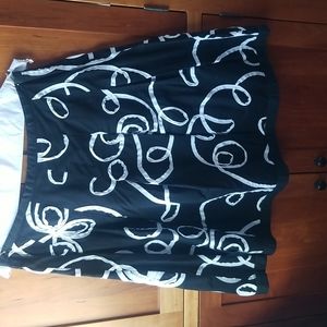 Felicia full cotton skirt with cotton ribbon detailing 12P